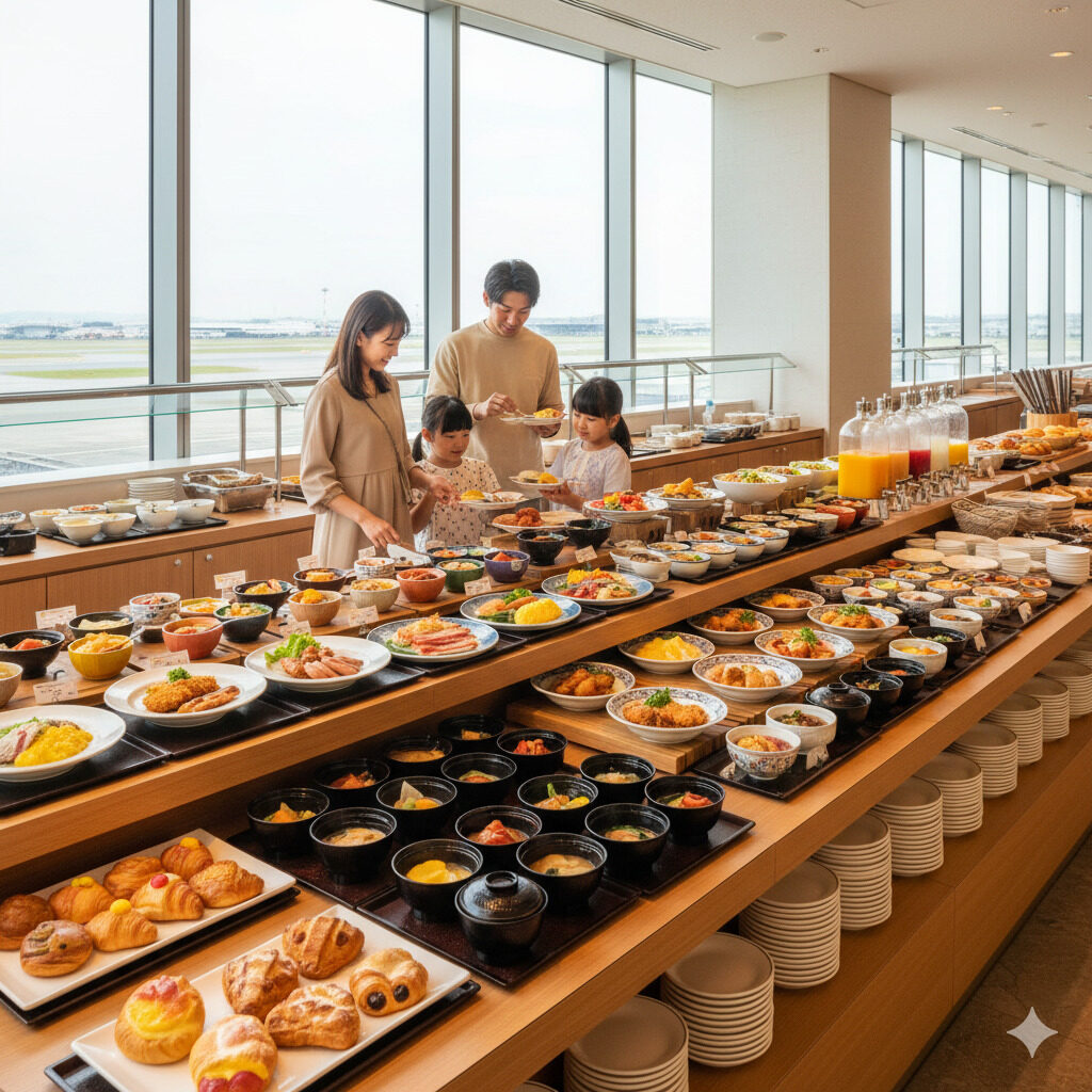 朝食ビュッフェ