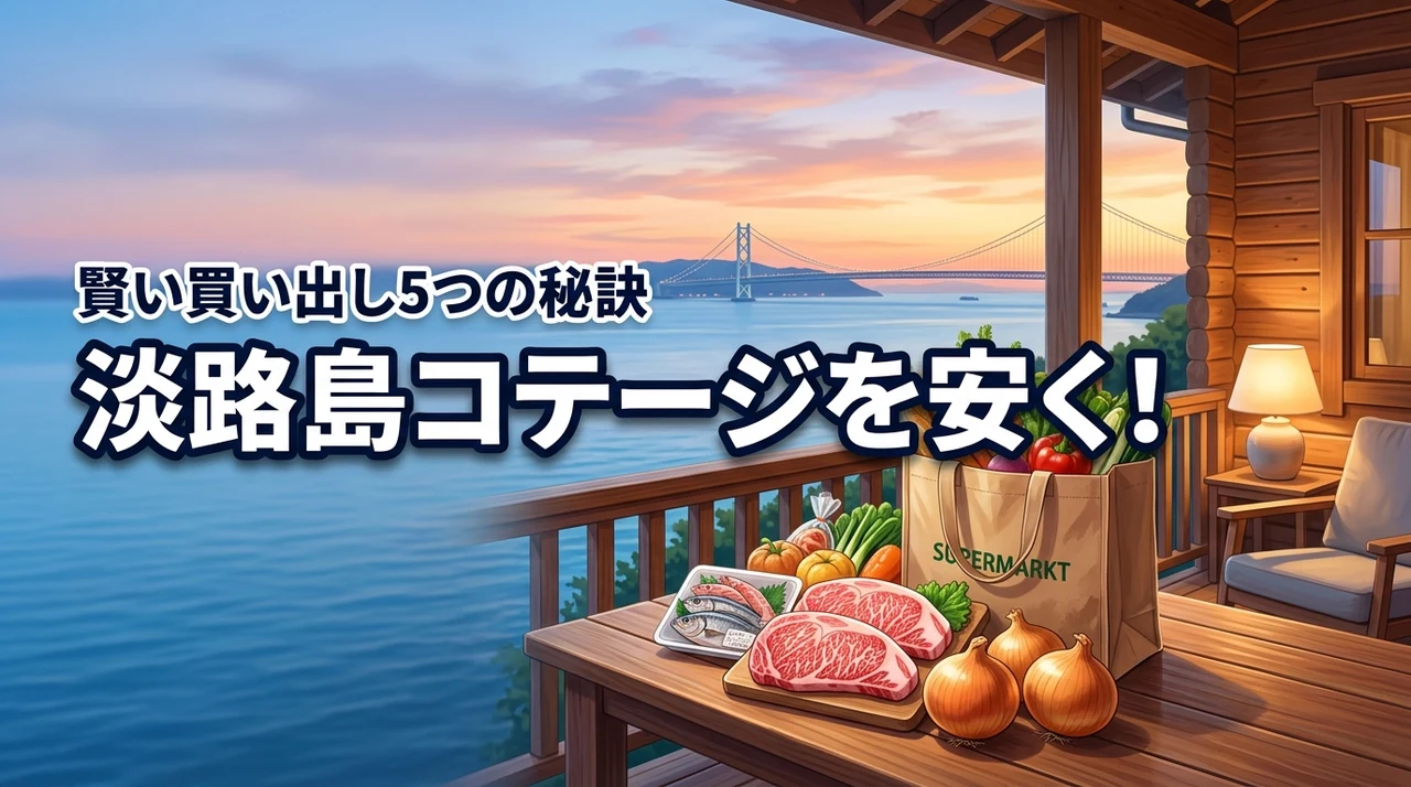 淡路島のコテージ素泊まりを安く！淡路ビーフをスーパーで賢く買い出しする5つの秘訣