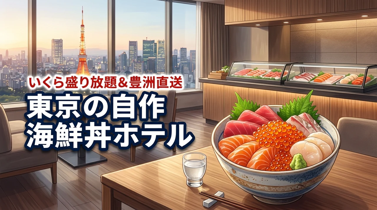 【東京】自作海鮮丼が最強のホテル特集！いくら盛り放題や豊洲直送の鮮度で選ぶ