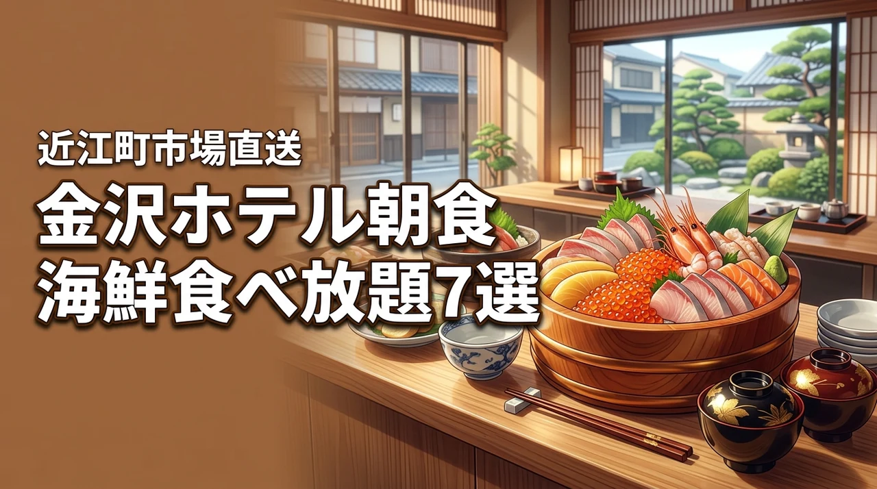 金沢のホテルで朝食の海鮮食べ放題を楽しむ！近江町市場直送でおすすめの7宿